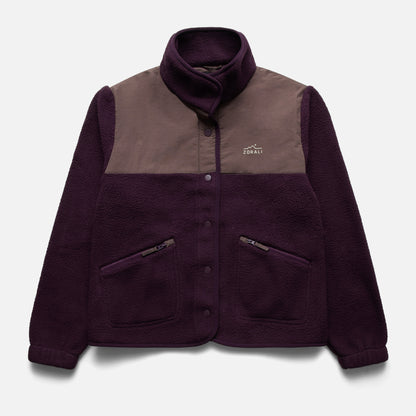 Womens Trail Fleece Deep Berry