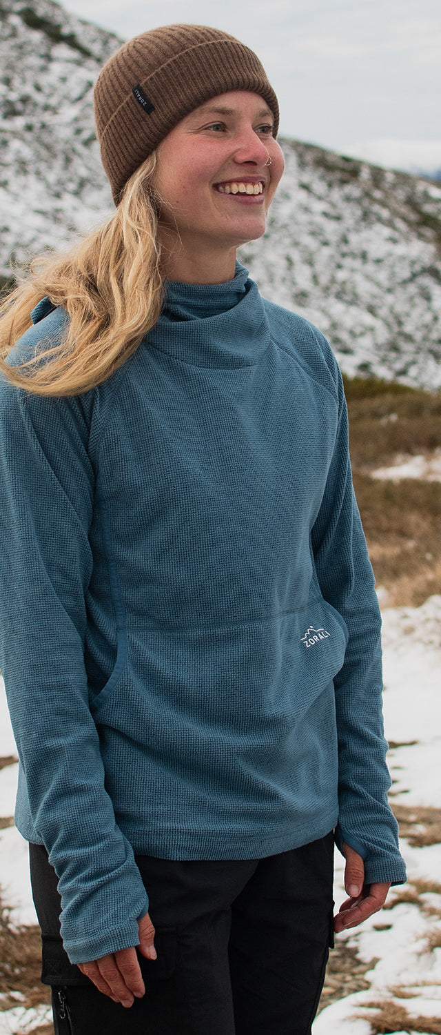 Womens Air-Grid Fleece Glacier