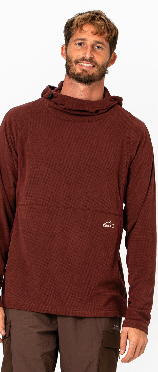 Mens Air-Grid Fleece Russet