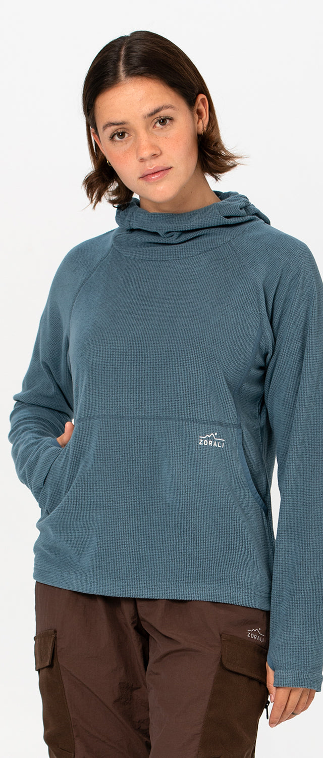 Womens Air-Grid Fleece Glacier