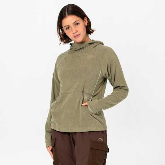 Womens Air-Grid Fleece Saltbush