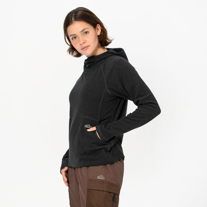 Womens Air-Grid Fleece Charcoal