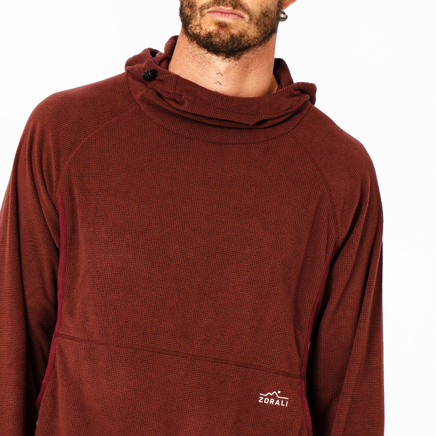 Mens Air-Grid Fleece Russet