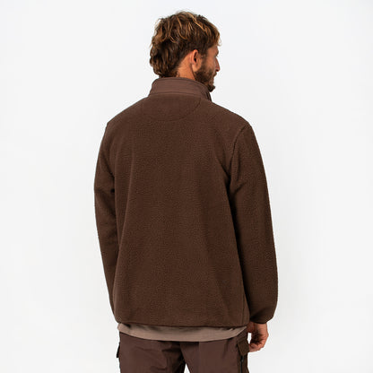 Mens Cosy Camp Fleece Ironbark