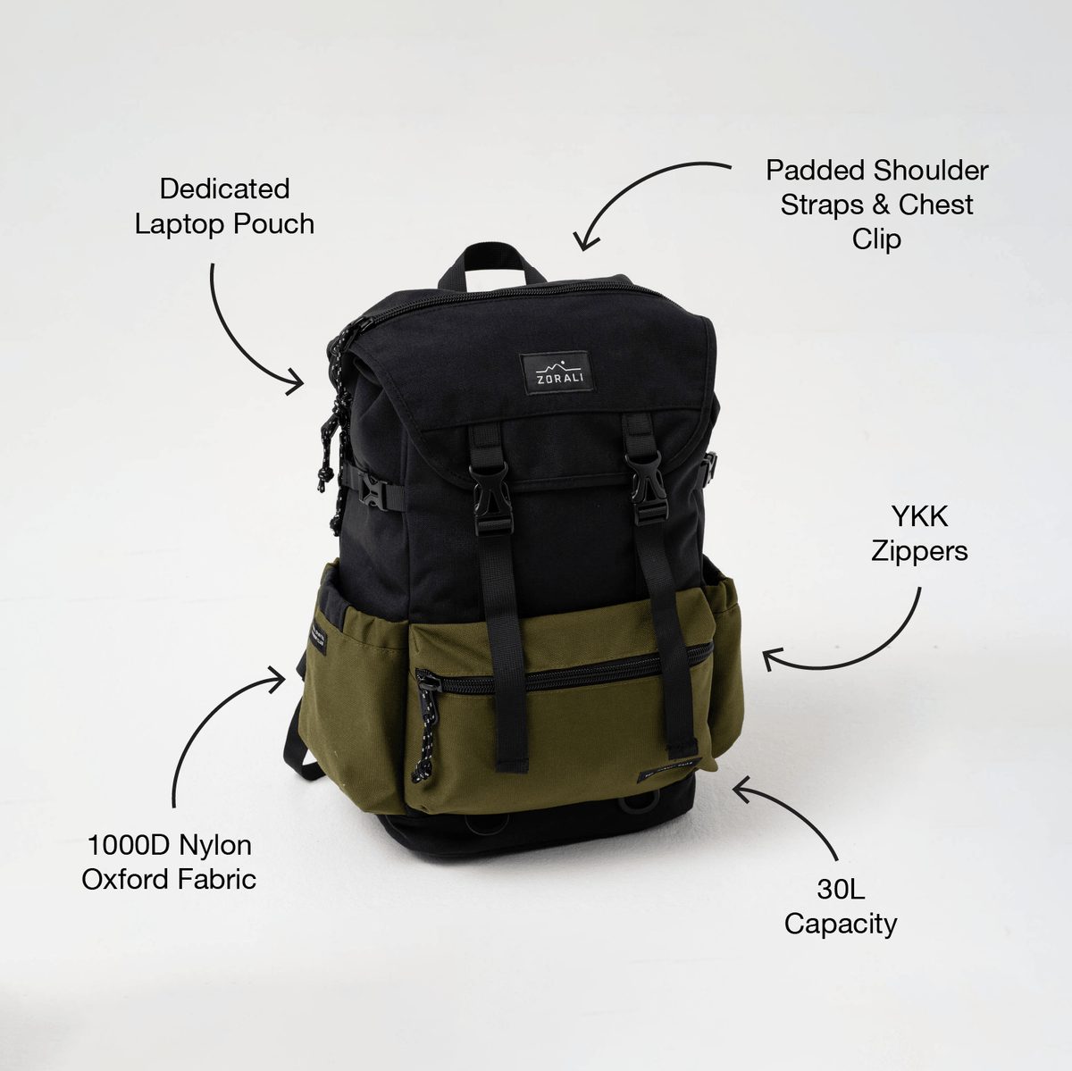 Bags & Backpacks - Escapade Backpack - Forest Night