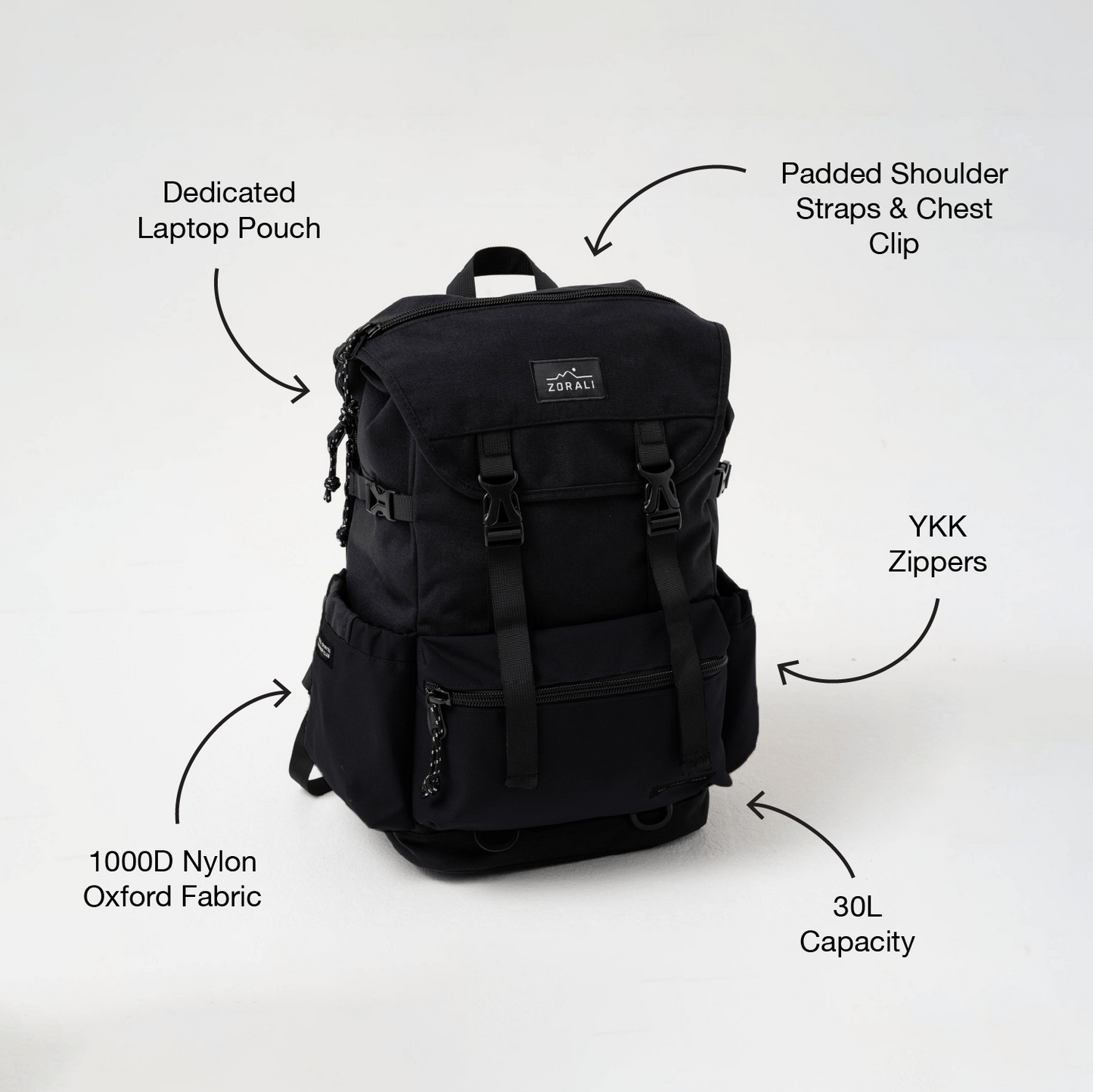 Escapade Backpack Expedition Black