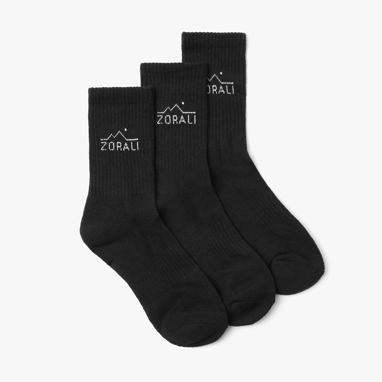 Hemp Everyday Socks 3 Pack Black