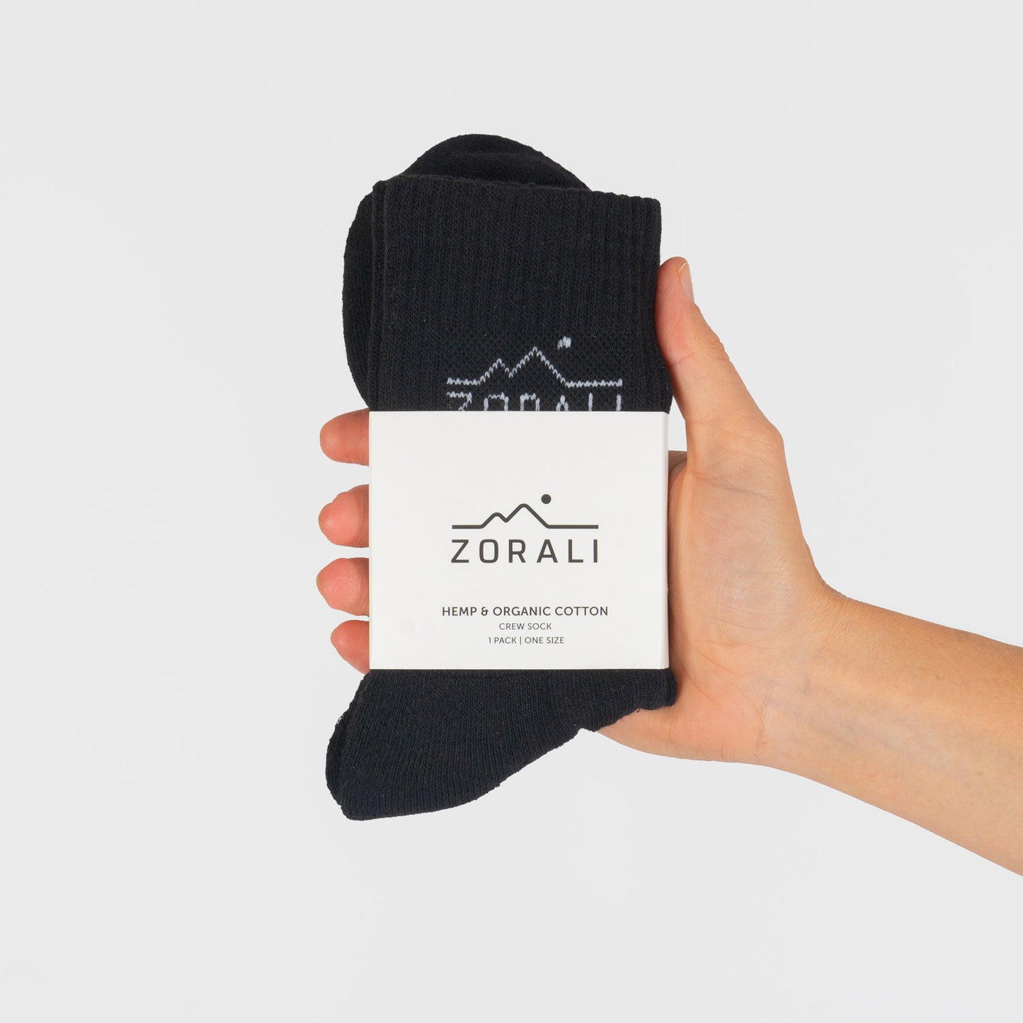 Hemp Everyday Socks 1 Pack Black