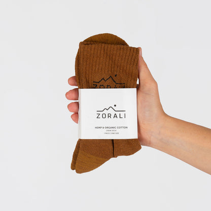 Hemp Everyday Socks 1 Pack Almond