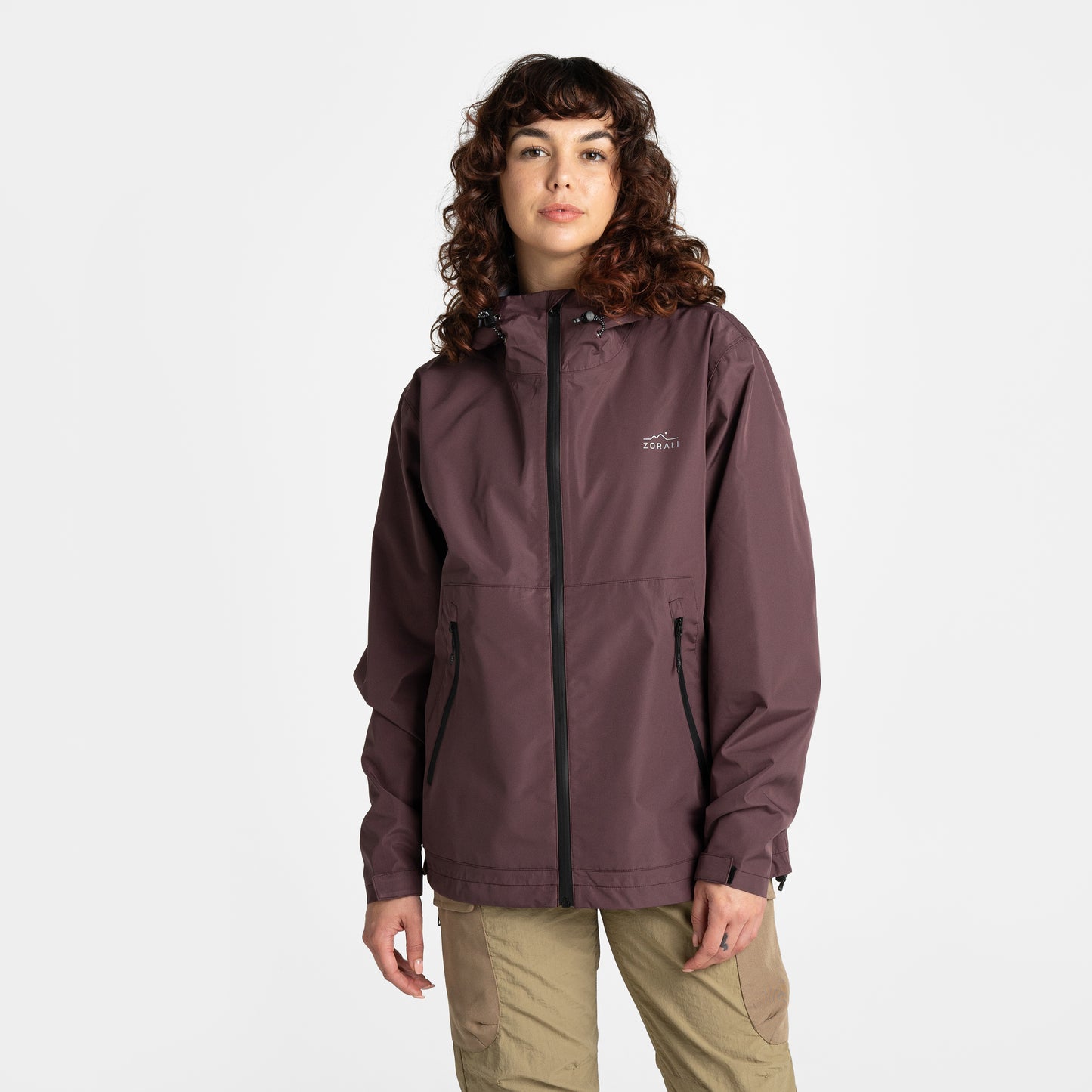 Horizon 3L Rain Jacket Berry