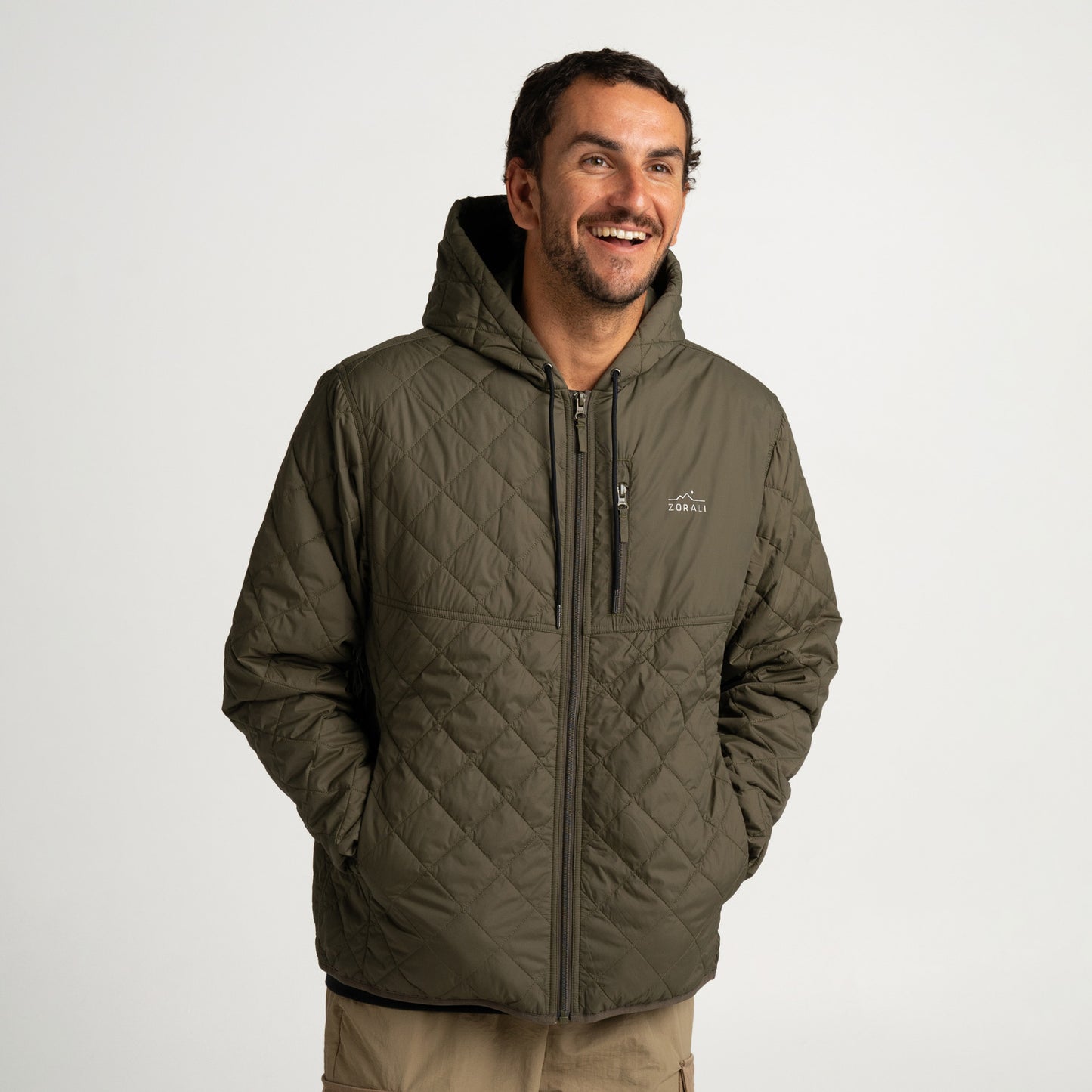 Mens Insulated Jacket Olive