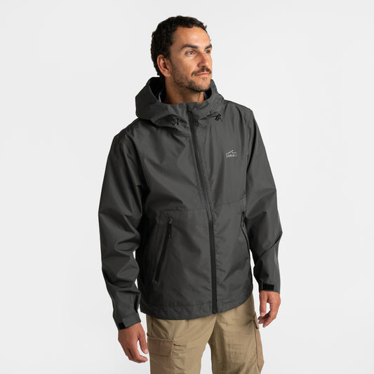 Mens Horizon 3L Rain Jacket Charcoal