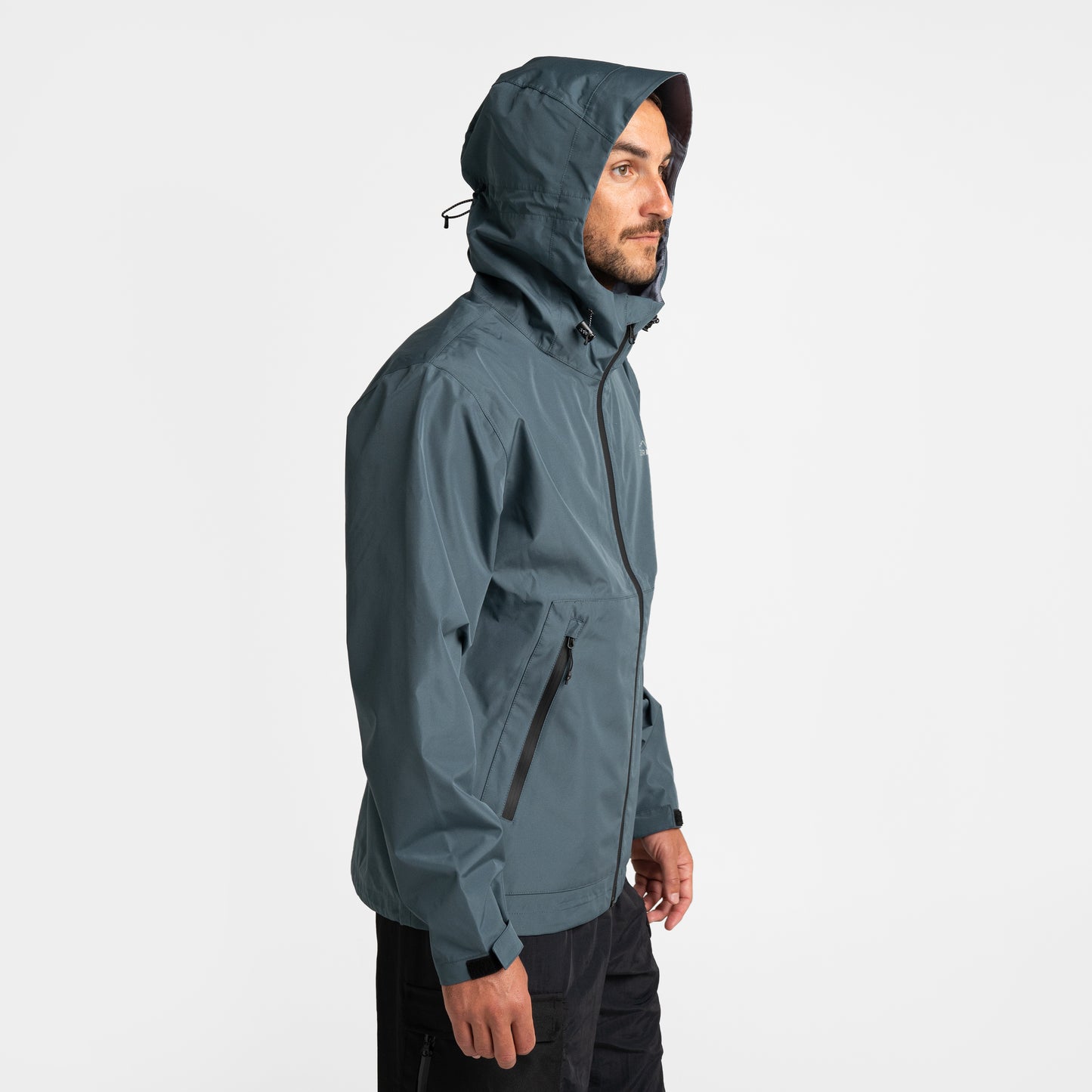 Mens Horizon 3L Rain Jacket Blue Lake