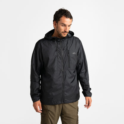 Mens Gust-X Windbreaker Black