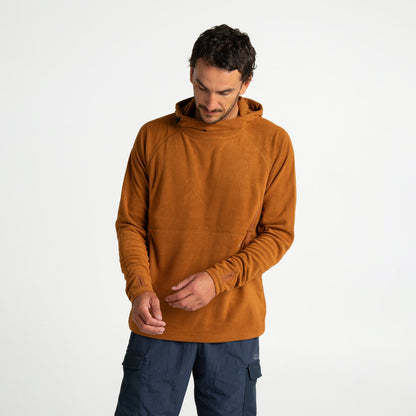 Mens Air-Grid Fleece Tobacco