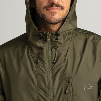 Mens Gust-X Windbreaker Olive