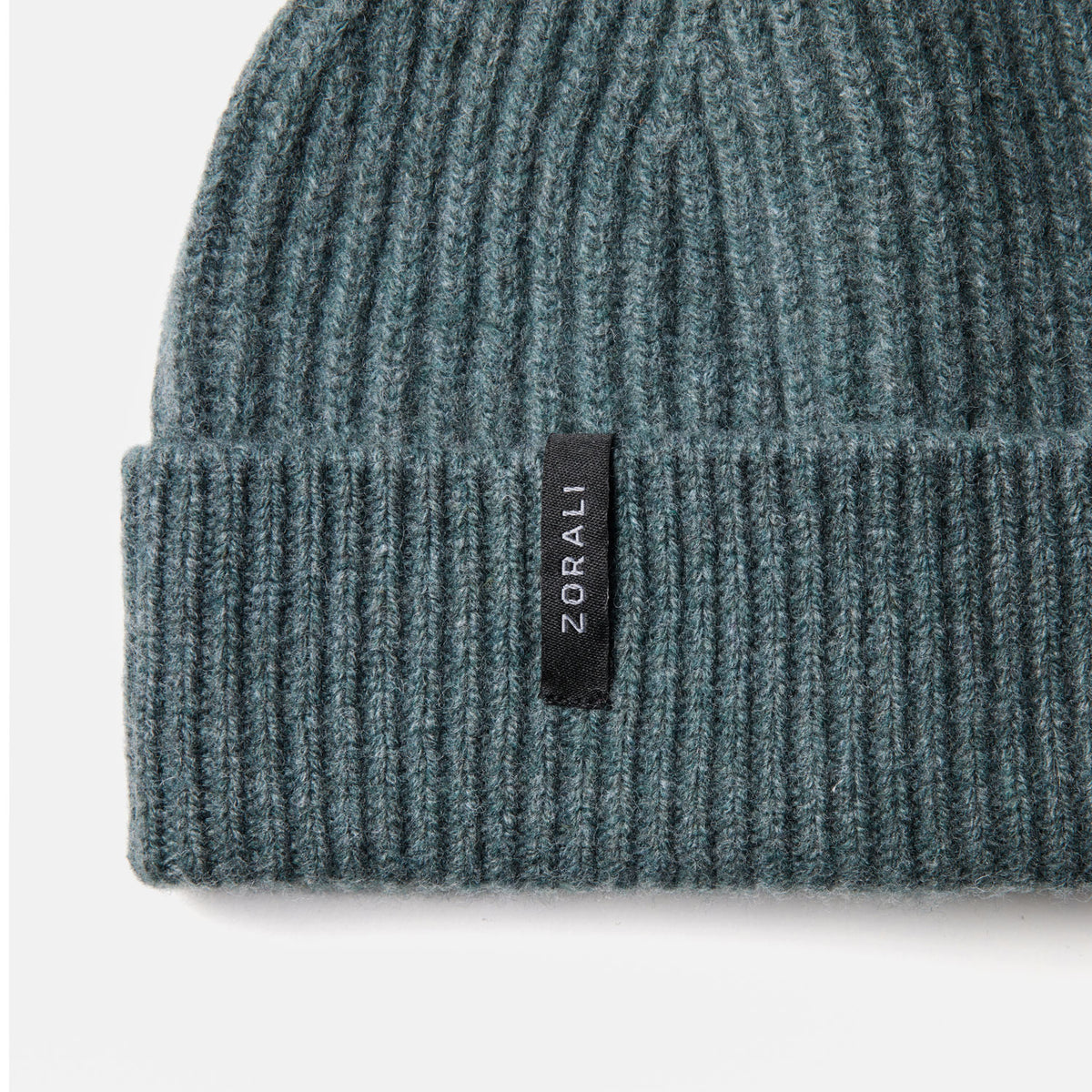 Mens Merino Beanie Forest Marle