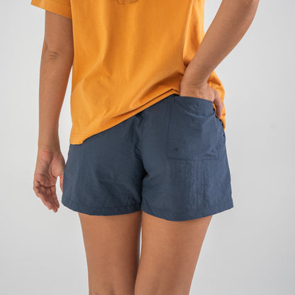 Womens Recycled Short Indigo