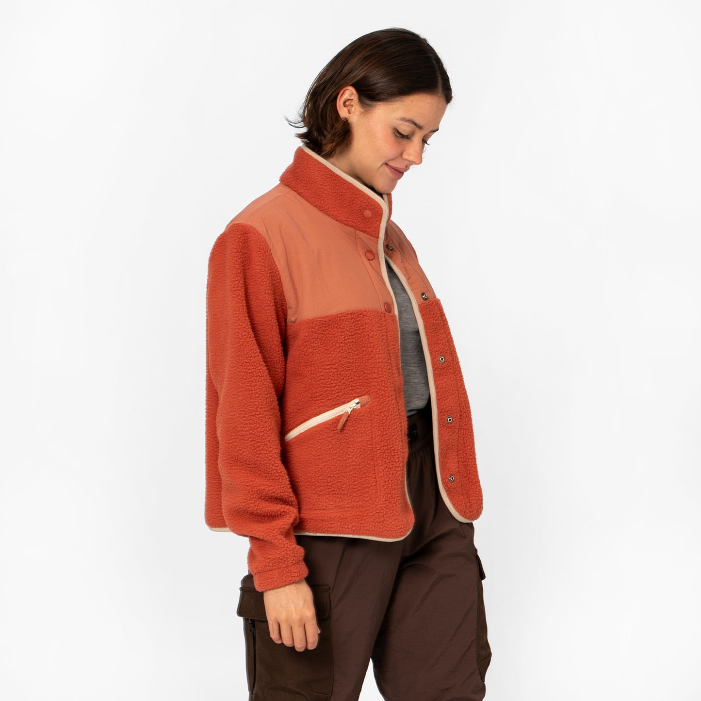 Womens Trail Fleece Redwood