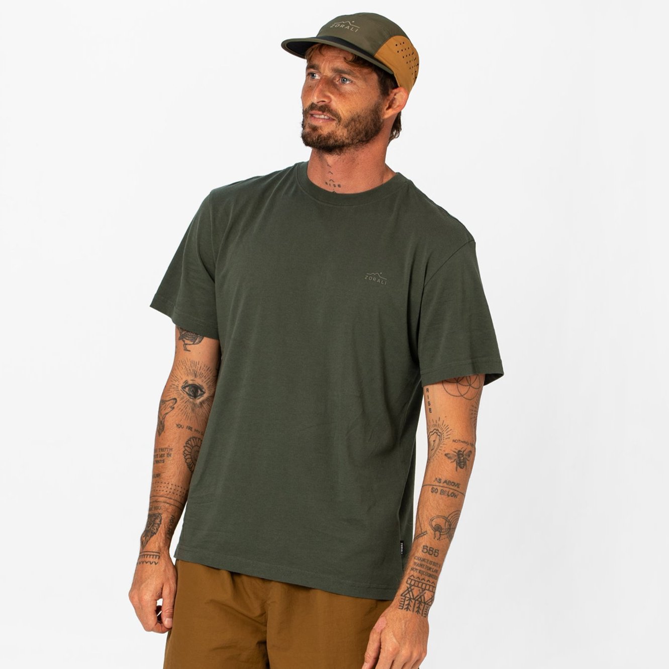 Mens Trash Tee Forest Green