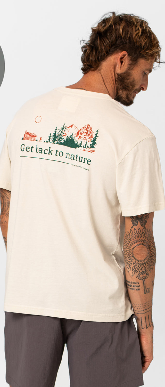 Mens Back To Nature Trash Tee