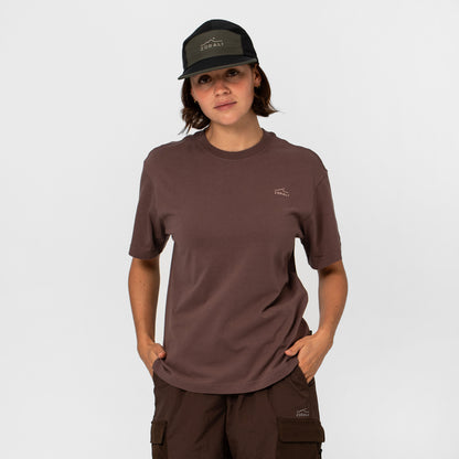 Womens Trash Tee Plum