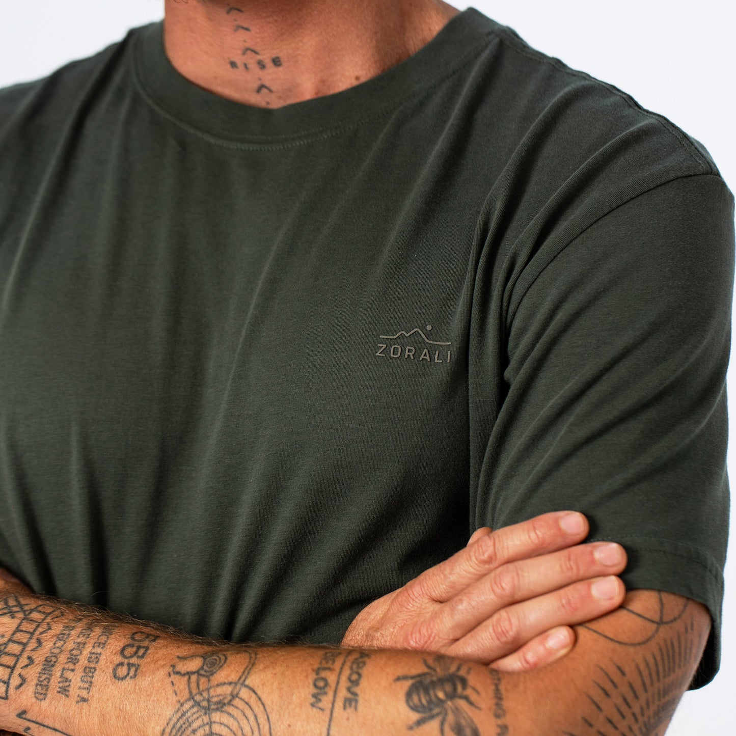 Mens Trash Tee Forest Green