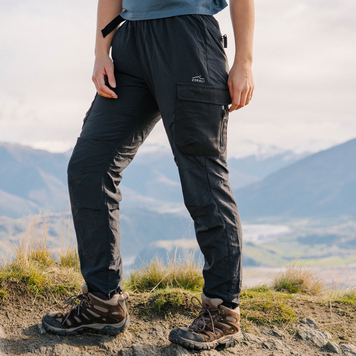 Sierra Designs Tech Capri Pants, Active Wear, Hiking Pants | Blue