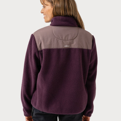 Womens Trail Fleece Deep Berry