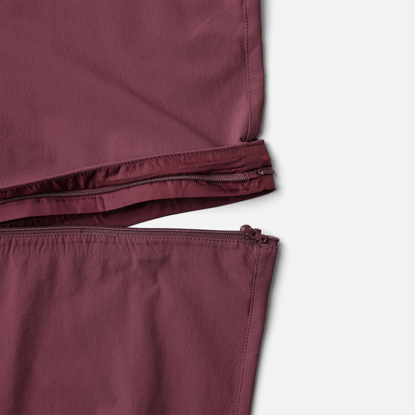 Womens Zip Off Pants Berry