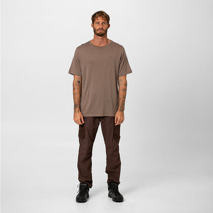 Mens Merino T-Shirt Tawny