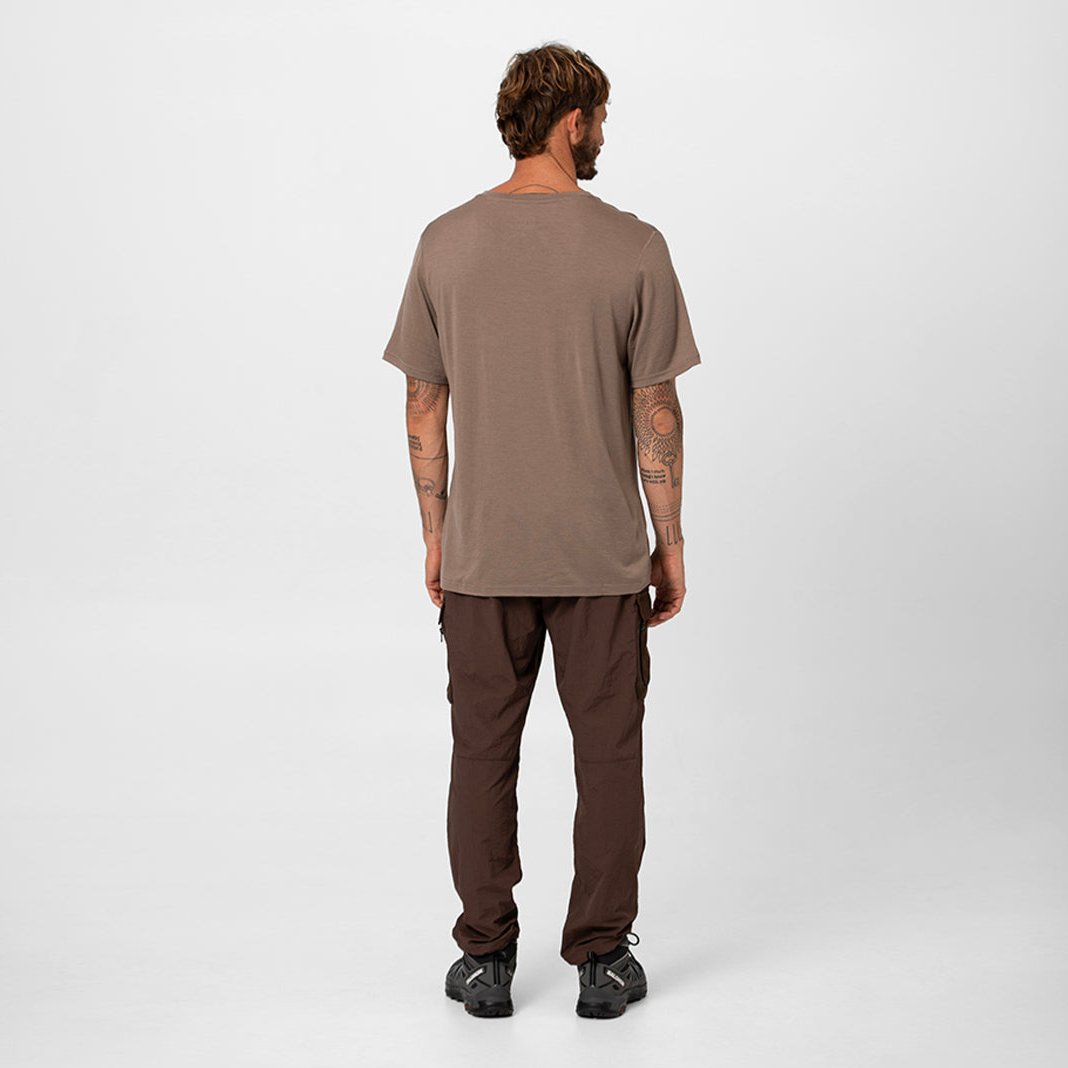 Mens Merino T-Shirt Tawny