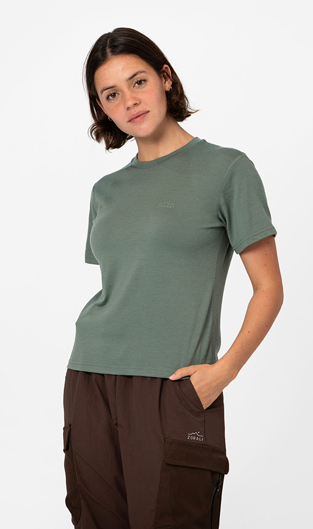Womens Merino T-Shirt Elm