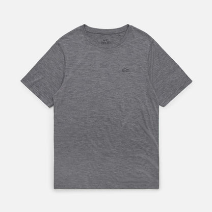 Mens Merino T-Shirt Grey Marle