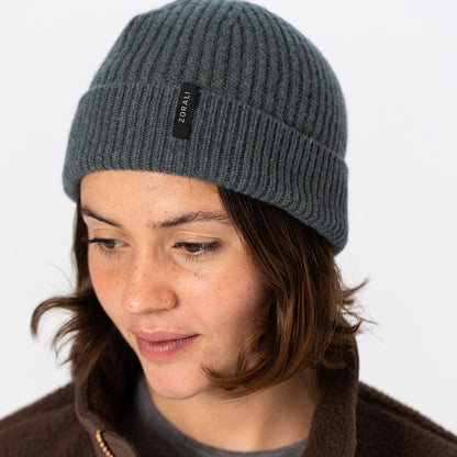 Merino Beanie Forest Marle