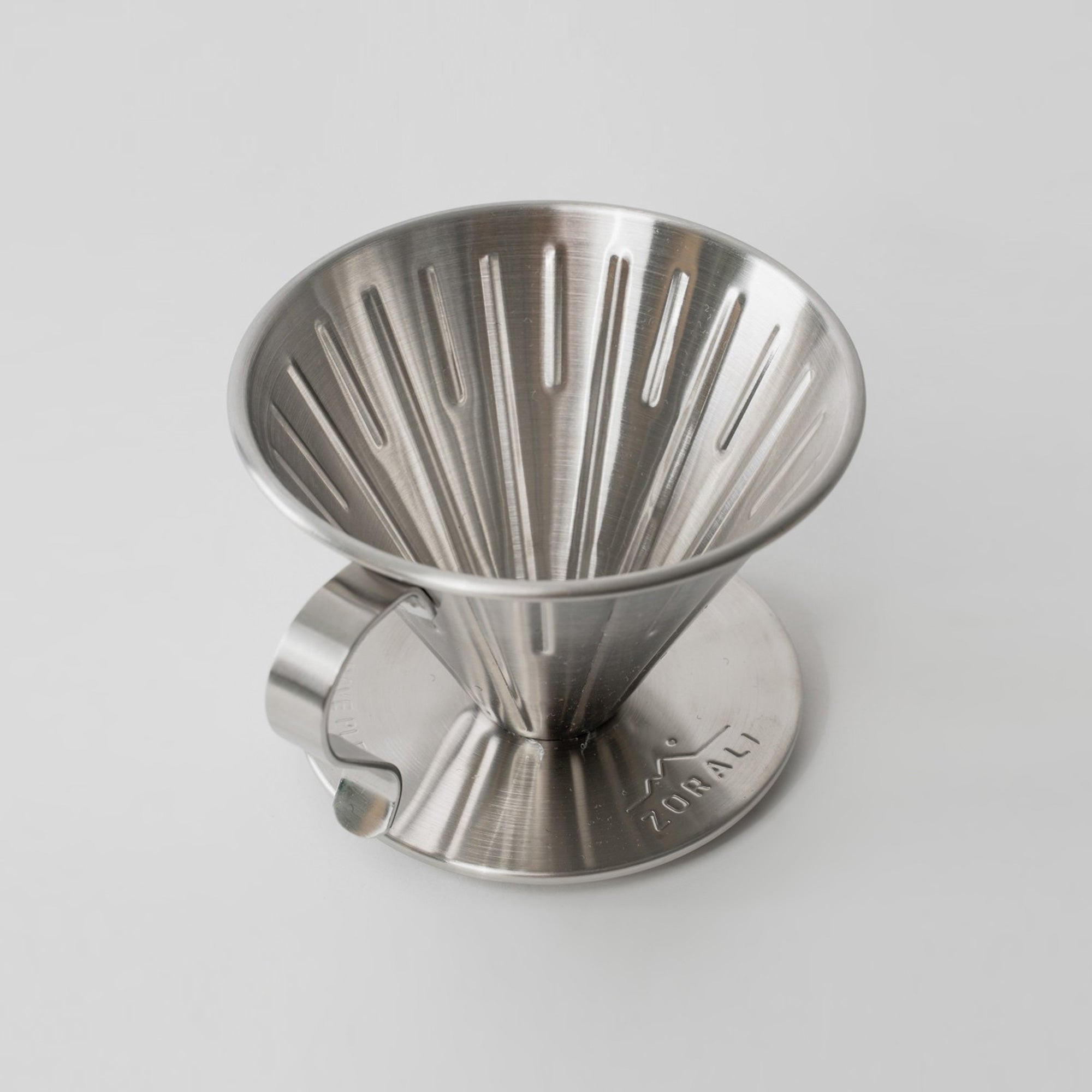 Stainless steel pour on sale over coffee dripper