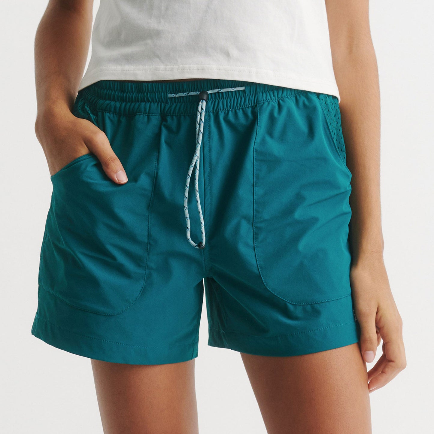 Womens Trail Shorts Ocean Blue