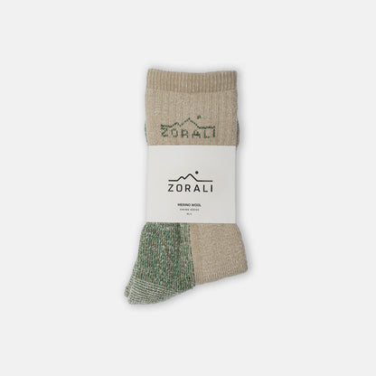 Merino Mountain Sock Forest Green