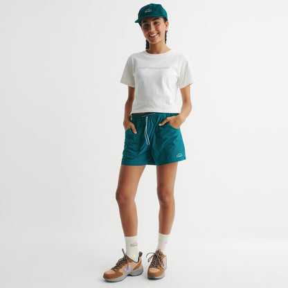 Womens Trail Shorts Ocean Blue