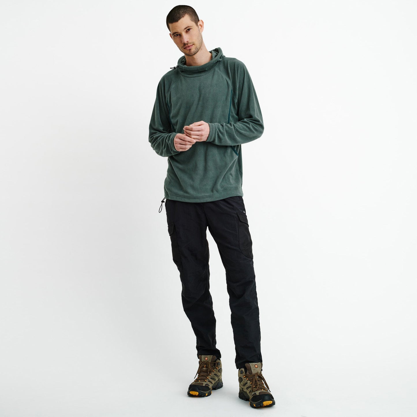 Mens Air-Grid Fleece Deep Forest