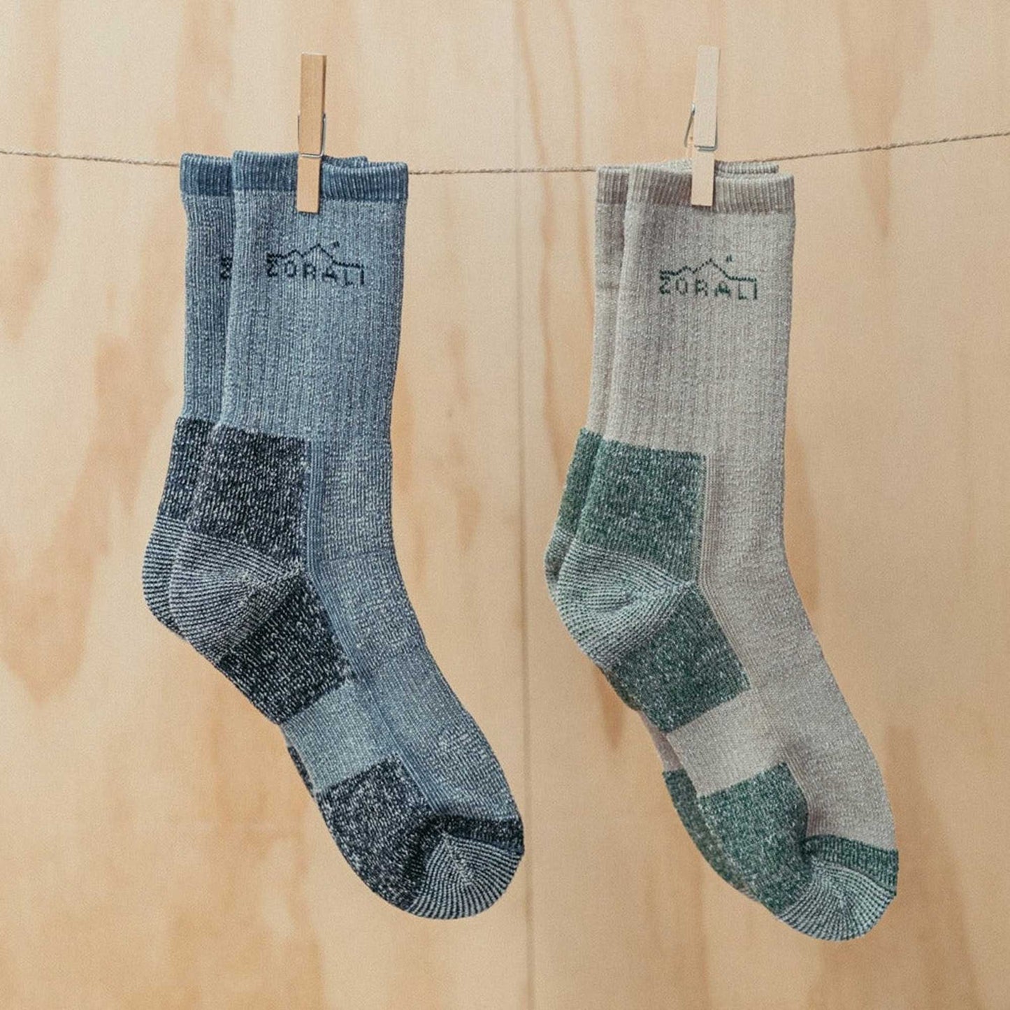 Merino Mountain Sock Forest Green