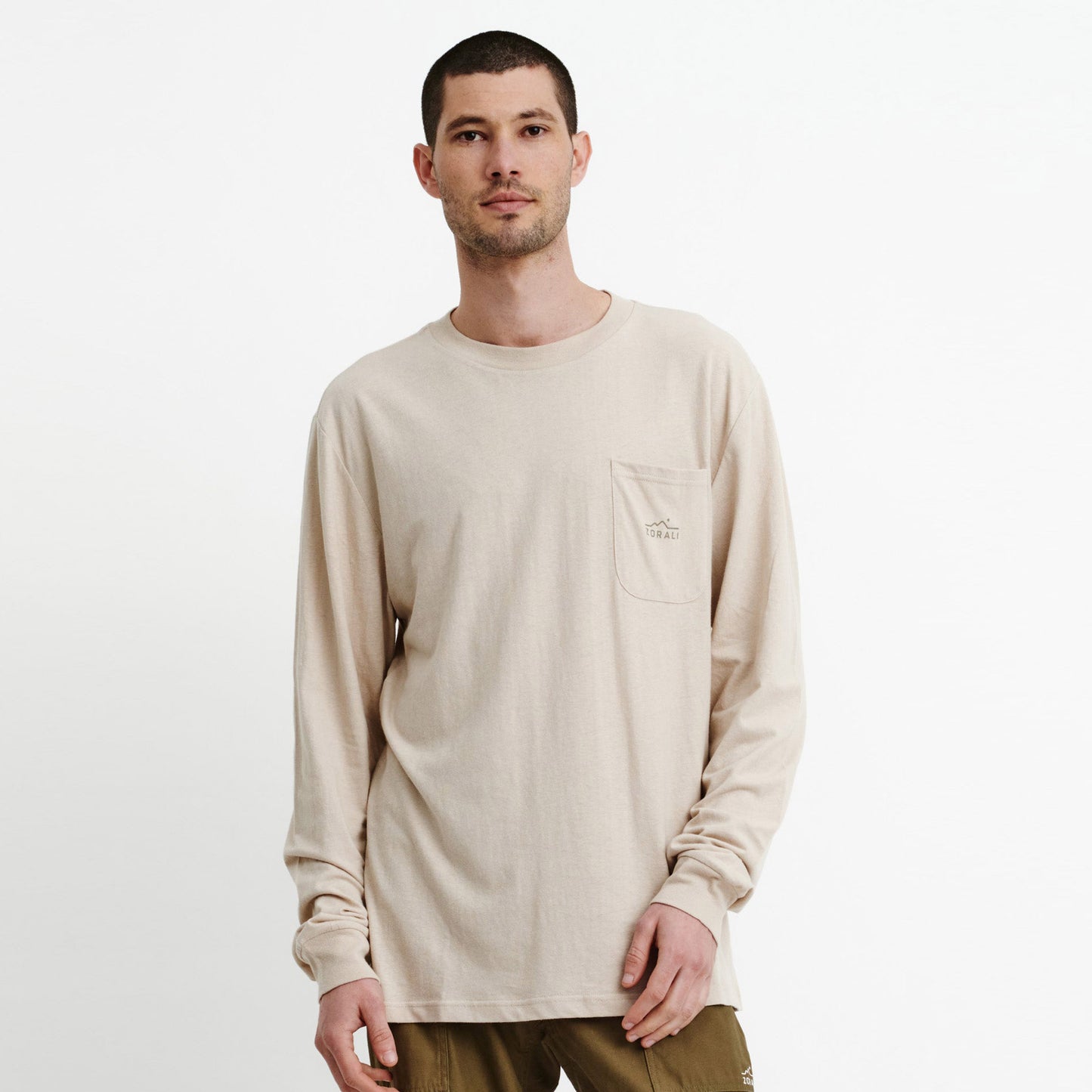 Hemp Long Sleeve Tee Natural